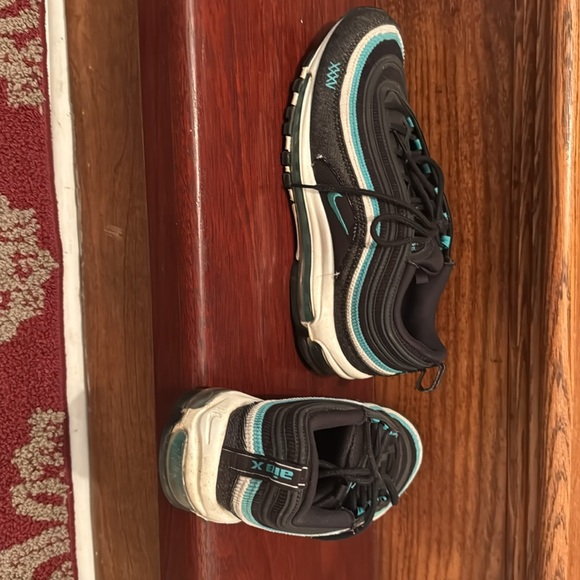 Slightly used Nike Air Max 97 “Black Sport Turquoise” - Picture 4 of 4